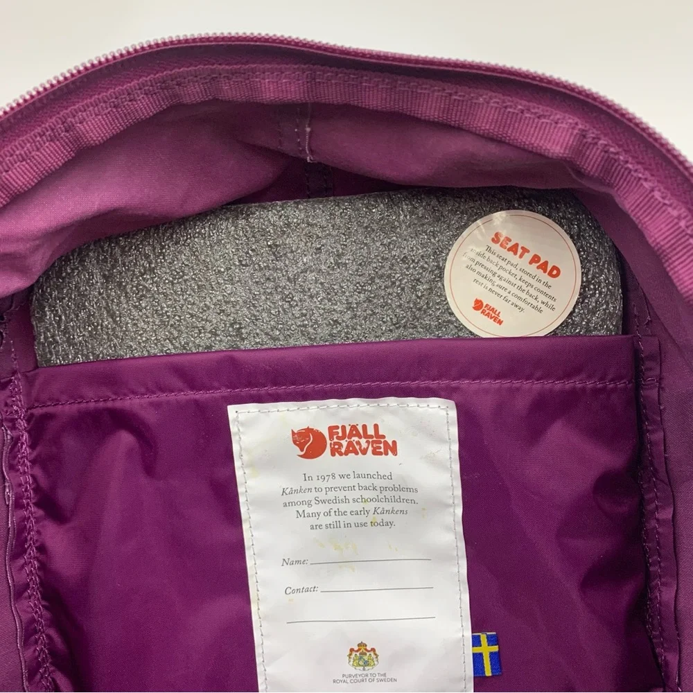 Fjällräven Kånken Purple Backpack - Picture 10 of 13